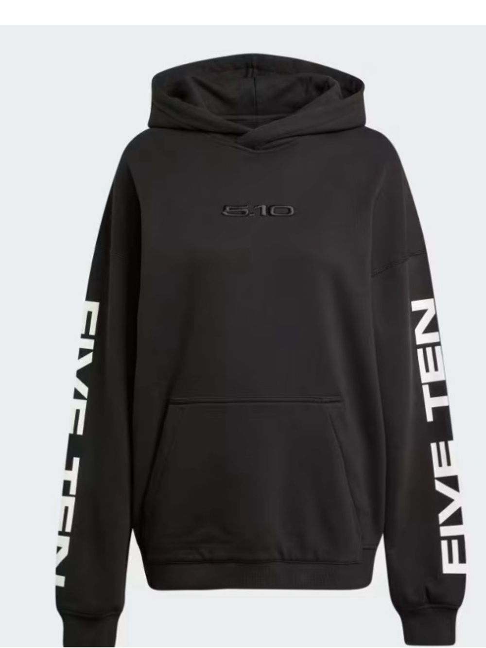 adidas Black 510 Logo Pullover Hoodie new
